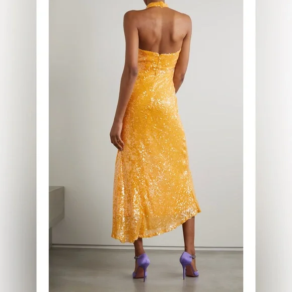 Markarian Valerie Sequin Halterneck Dress - Picture 3 of 11